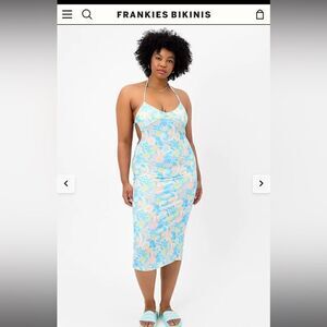 NWT Frankie’s Bikinis Terry coverup dress